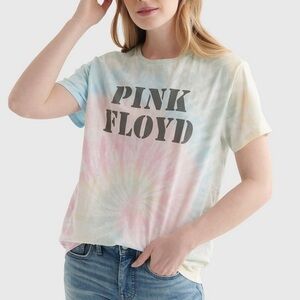 Lucky Brand New With Tags Tie Dye Pink Floyd Graphic Boyfriend Size XS